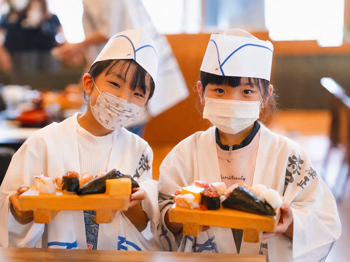 地元食材を使ったお寿司づくり体験