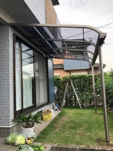 テラス屋根取付工事