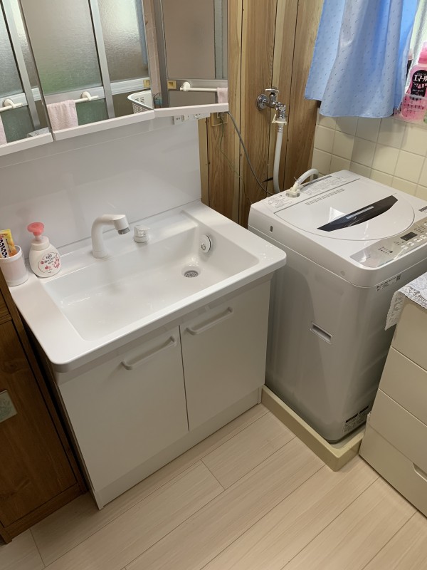 値下げしました！ 鹿児島市 洗面化粧台 新品です！