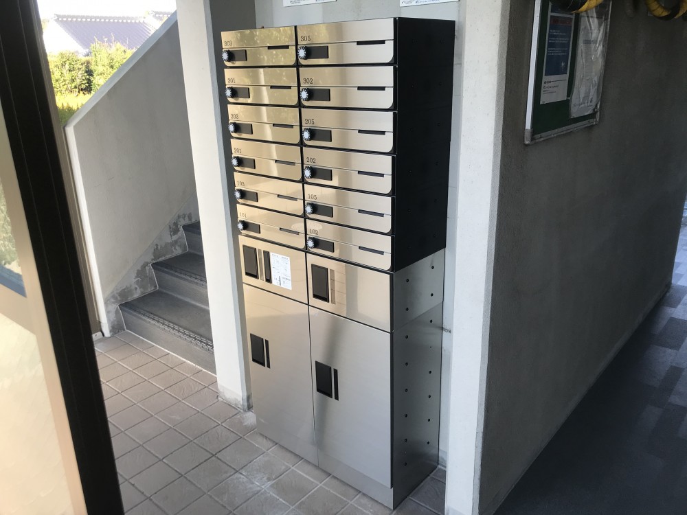 日置市 宅配ボックス設置 入居率アップ☆