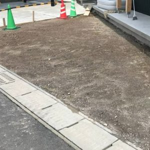 鹿児島市 外構施工前