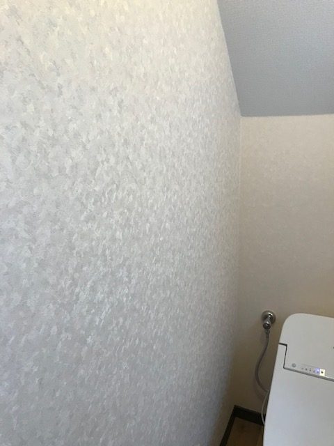 鹿児島市 トイレリフォーム 壁紙