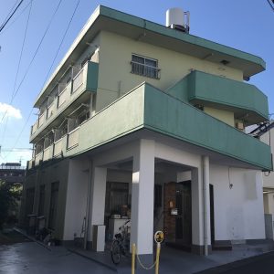 3階建てビル 外壁補修塗装工事