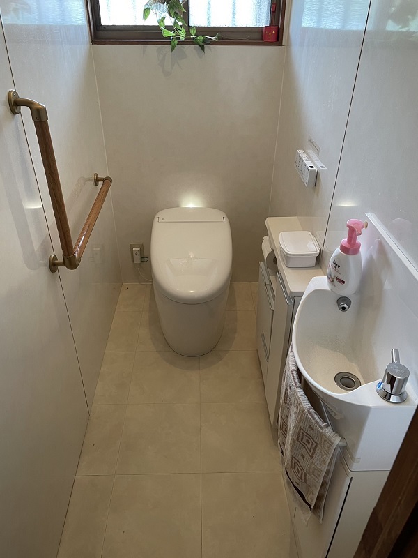 蓋自動開閉ネオレストへ!鹿児島市でトイレリフォーム