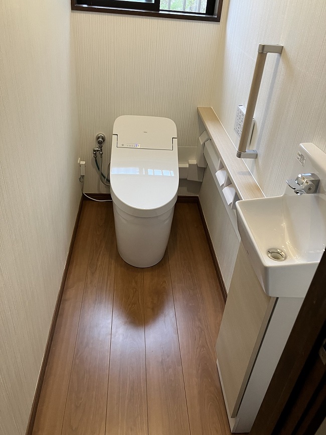 清潔感ある快適空間へ:鹿児島市トイレリフォーム