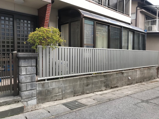 ~モダンな雰囲気で気分一新~ 鹿児島市玄関・フェンスリフォーム