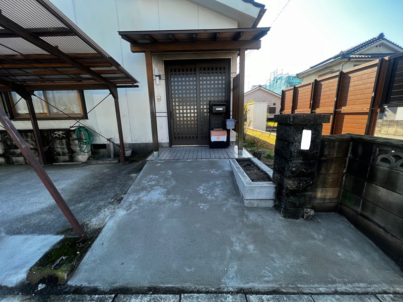 鹿児島市外構リフォーム バリアフリーへ!!!