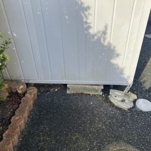 コンクリート基礎で台風対策！