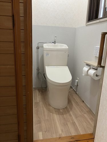 鹿児島市トイレリフォーム　～TOTOピュアレストQR、ウォシュレットS2A採用で快適に～