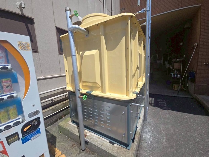 貯水タンク交換:鹿児島市企業様